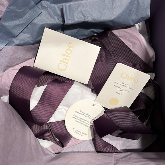 Chloe Woody Large Mafuko Basket Bag With Logo Webbing - Picture 8 of 8